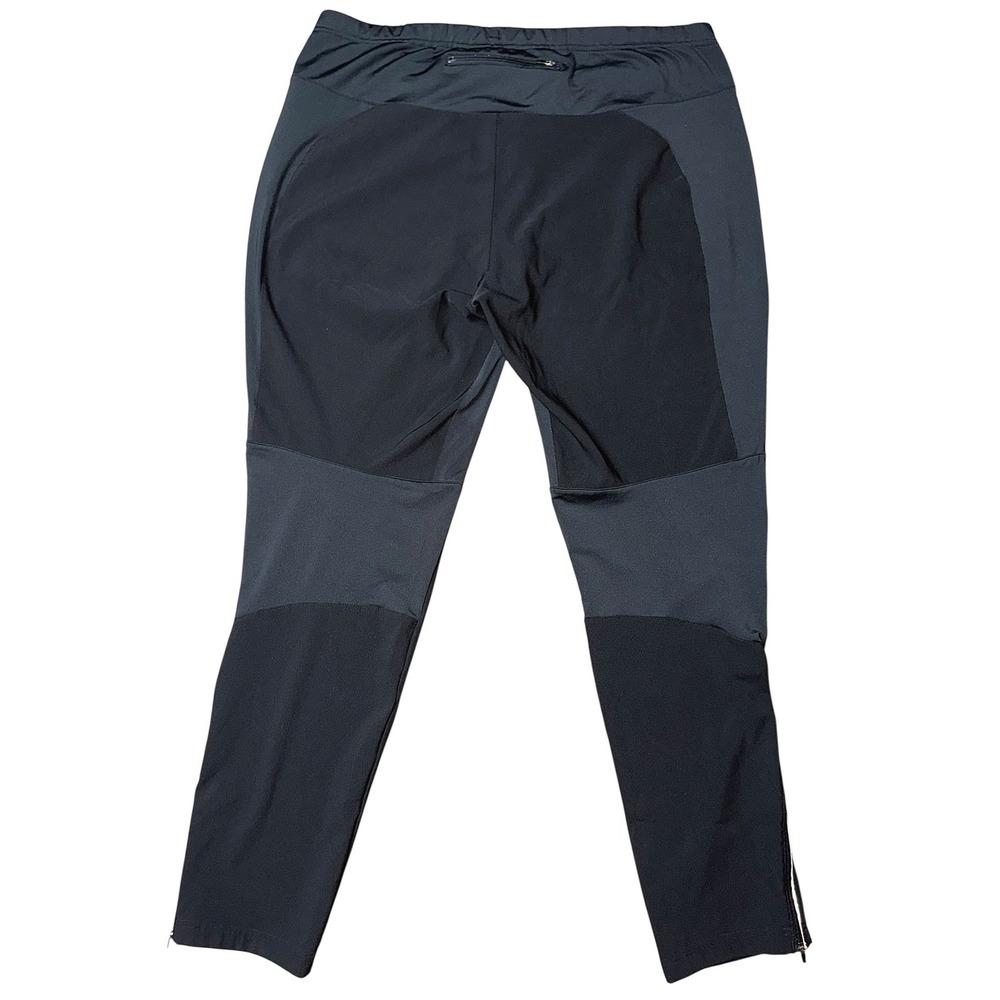 The North Face Womens XL Black Reflective Ankle Zip Running Training Pants - Picture 2 of 12